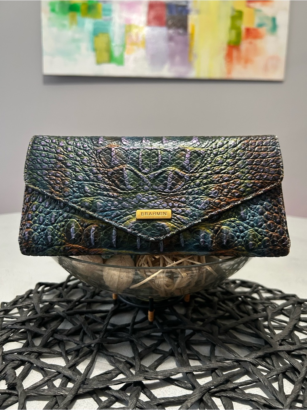 Brahmin Veronica Tri-Fold Envelope Wallet